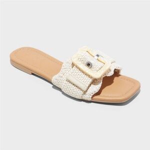 Women’s Chrissy Slide Sandals w/ Memory Foam Insole-Universal Thread- Size 6.5